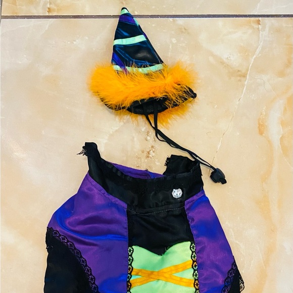 Pet dog witch Halloween costume - Picture 1 of 3